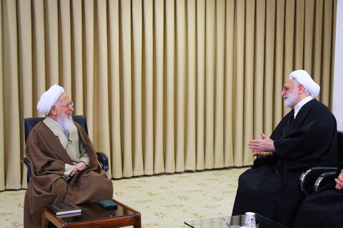 دیدار رئیس قوه قضائیه با آیت الله العظمی جوادی آملی
