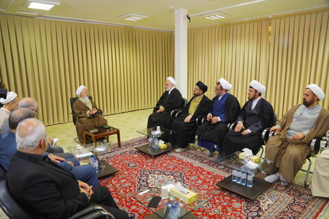 دیدار رئیس قوه قضائیه با آیت الله العظمی جوادی آملی
