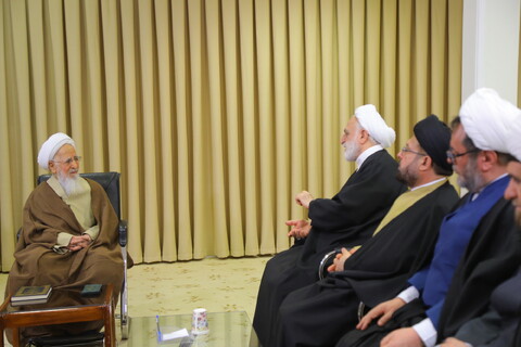 دیدار رئیس قوه قضائیه با آیت الله العظمی جوادی آملی
