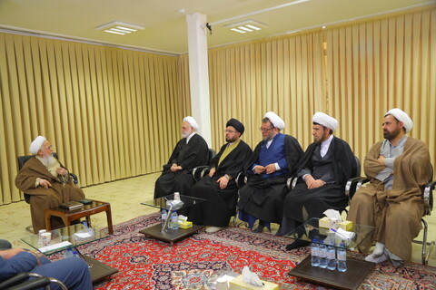 دیدار رئیس قوه قضائیه با آیت الله العظمی جوادی آملی
