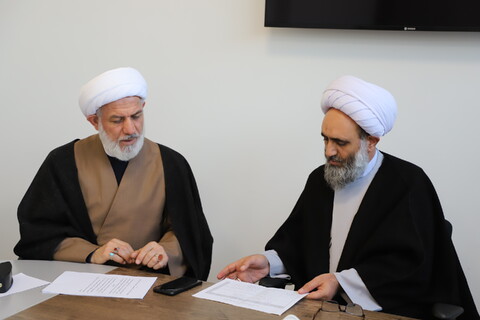 دیدار   مدیر منطقه ۲ حوزه قائم مقام در امور استان‌ها با کادر مدیریت حوزه علمیه استان