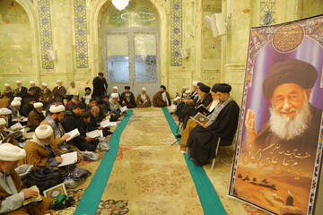 تصاویر / مراسم سومین سالگرد ارتحال حضرت آیت الله علوی گرگانی در قم