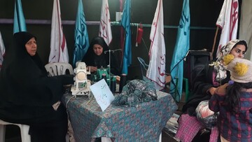 فعالیت ۶۰ طلبه خواهر در موکب شهیده اقدس احمدی