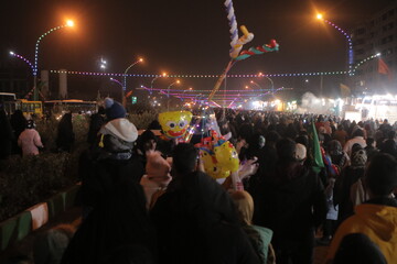 تصاویر/ حال و هوای مسیر حرم تا جمکران