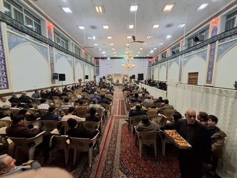 تصاویر/ سومين شب از ششمين همايش انتظار در هيأت شهدا درب يلان كاشان