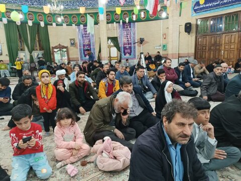 تصاویر/ برگزاری جشن میلاد حضرت مهدی (عج) در مسجد موسی بن جعفر(ع) بیجار