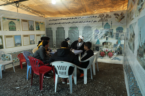 تصاویر / موکب امامزادگان استان قم در ایام نیمه شعبان