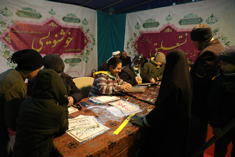 تصاویر / موکب امامزادگان استان قم در ایام نیمه شعبان