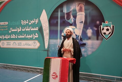 تصاویر/  برگزاری مسابقات فوتسال هیئات مذهبی با شعار تا "انقلاب مهدی" در خوی