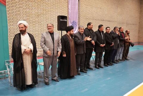 تصاویر/  برگزاری مسابقات فوتسال هیئات مذهبی با شعار تا "انقلاب مهدی" در خوی