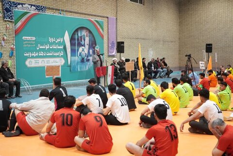 تصاویر/  برگزاری مسابقات فوتسال هیئات مذهبی با شعار تا "انقلاب مهدی" در خوی
