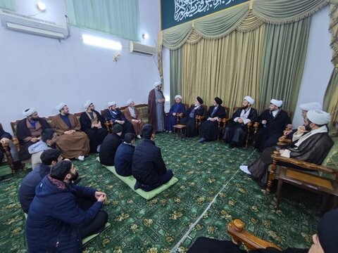 تصاویر/ دیدار طلاب شهرستان میاندوآب با امام جمعه نجف اشرف