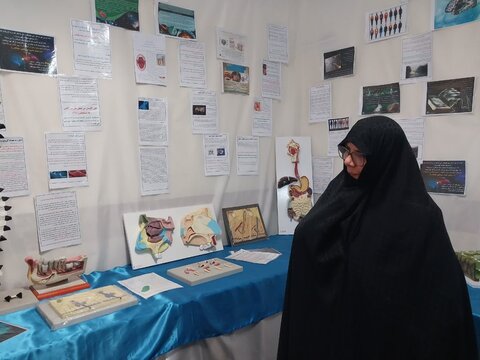 تصاویر/افتتاح نمایشگاه اعجاز علمی قرآن در ساوه