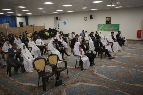 جشن ازدواج زوج‌های جوان در آستانه نیمه شعبان