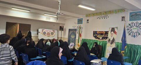 تصاویری از برگزاری جشن نیمه شعبان در مدرسه علمیه فاطمیه محلات