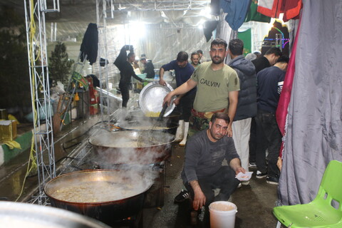 تصاویر/حال و هوای مسیر حرم تا جمکران