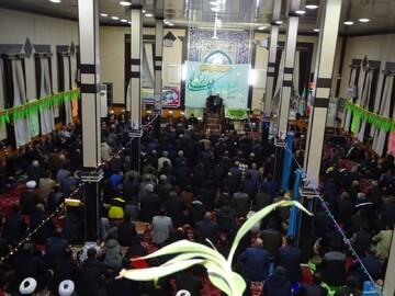 تصاویر/ جشن نیمه شعبان در مسجد جامع چهاربرج