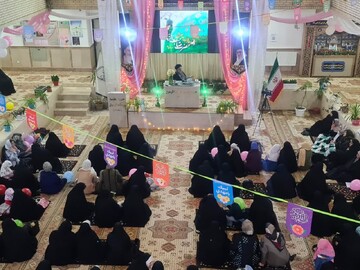 تصاویر/ مراسم احیای شب نیمه شعبان در مدرسه علمیه ریحانة‌الرسول ارومیه