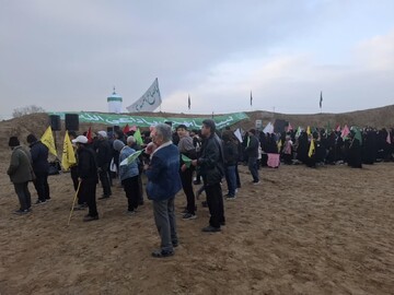 اجتماع بزرگ "قافله انتظار" در روز میلاد منجی در کاشان+ عکس و فیلم