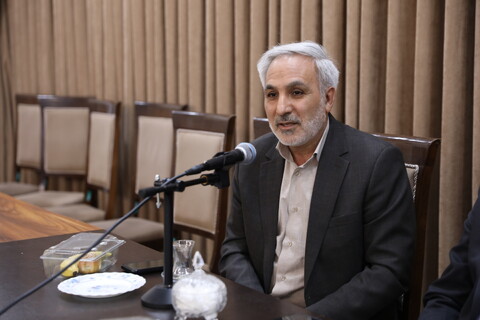 تصاویر/ جلسه مشترک استاندار و مسئولان استان آذربایجان شرقی با حضور آیت الله اعرافی