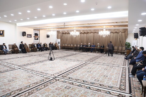 تصاویر/ جلسه مشترک استاندار و مسئولان استان آذربایجان شرقی با حضور آیت الله اعرافی