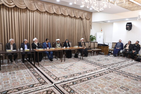 تصاویر/ جلسه مشترک استاندار و مسئولان استان آذربایجان شرقی با حضور آیت الله اعرافی