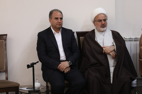 تصاویر/ جلسه مشترک استاندار و مسئولان استان آذربایجان شرقی با حضور آیت الله اعرافی