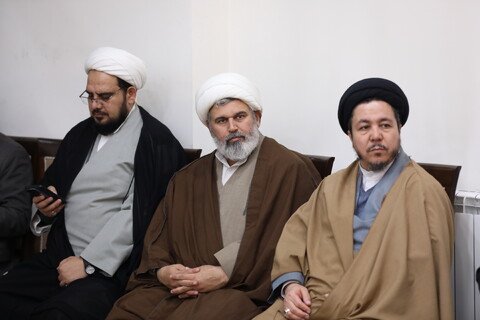 تصاویر/ جلسه مشترک استاندار و مسئولان استان آذربایجان شرقی با حضور آیت الله اعرافی