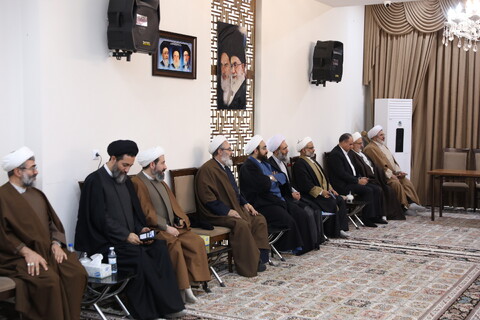 تصاویر/ جلسه مشترک استاندار و مسئولان استان آذربایجان شرقی با حضور آیت الله اعرافی