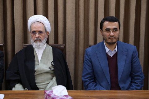 تصاویر/ جلسه مشترک استاندار و مسئولان استان آذربایجان شرقی با حضور آیت الله اعرافی