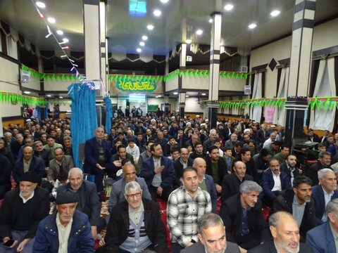 تصاویر/ جشن نیمه شعبان در مسجد جامع چهاربرج