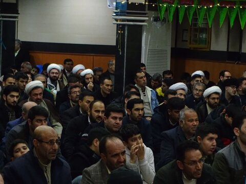 تصاویر/ جشن نیمه شعبان در مسجد جامع چهاربرج