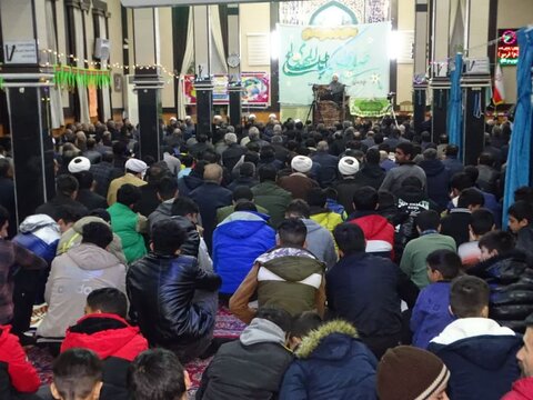 تصاویر/ جشن نیمه شعبان در مسجد جامع چهاربرج