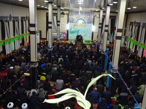 تصاویر/ جشن نیمه شعبان در مسجد جامع چهاربرج