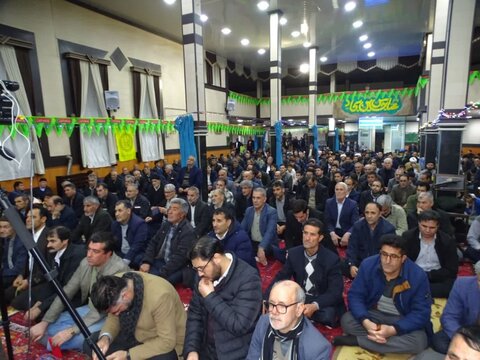 تصاویر/ جشن نیمه شعبان در مسجد جامع چهاربرج