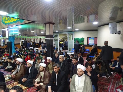 تصاویر/ جشن نیمه شعبان در مسجد جامع چهاربرج