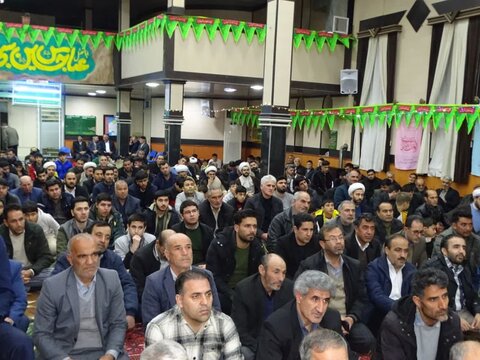 تصاویر/ جشن نیمه شعبان در مسجد جامع چهاربرج