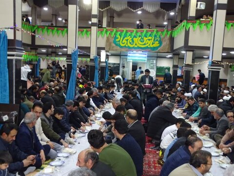 تصاویر/ جشن نیمه شعبان در مسجد جامع چهاربرج