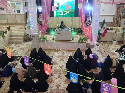 تصاویر/ مراسم احیای شب نیمه شعبان در مدرسه علمیه ریحانة‌الرسول ارومیه