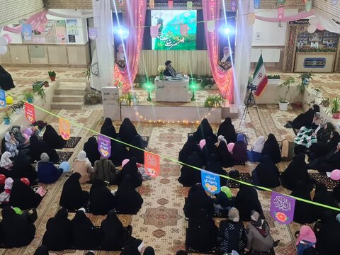 تصاویر/ مراسم احیای شب نیمه شعبان در مدرسه علمیه ریحانة‌الرسول ارومیه