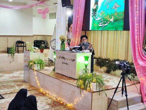 تصاویر/ مراسم احیای شب نیمه شعبان در مدرسه علمیه ریحانة‌الرسول ارومیه