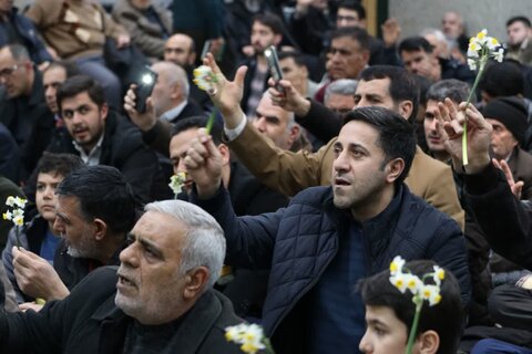 تصاویر/ مراسم جشن امام زمان (عج) و احیای شب نیمه شعبان در مسجد جنرال ارومیه