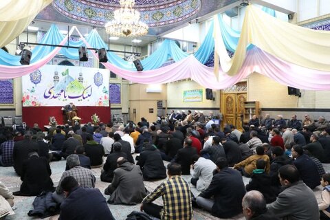 تصاویر/ مراسم جشن امام زمان (عج) و احیای شب نیمه شعبان در مسجد جنرال ارومیه