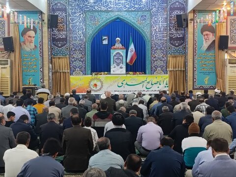 نمازجمعه امروز بندر بوشهر به روایت تصاویر