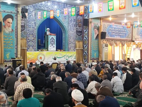 نمازجمعه امروز بندر بوشهر به روایت تصاویر