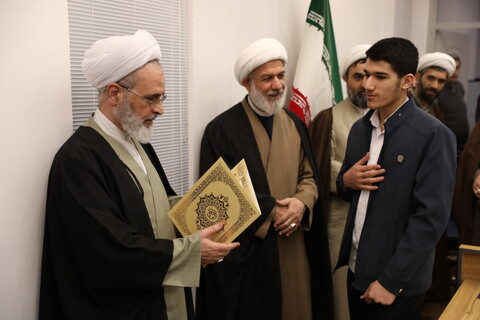 تصاویر/ تقدیر از نفرات برتر المپیاد علمی حوزه علمیه آذربایجان شرقی با حضور آیت الله اعرافی