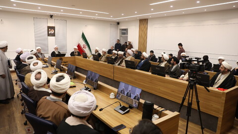 تصاویر/ تقدیر از نفرات برتر المپیاد علمی حوزه علمیه آذربایجان شرقی با حضور آیت الله اعرافی