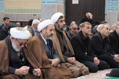 تصاویر/ آیین عبادی سیاسی نماز جمعه نوشین شهر