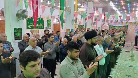 نماز جمعه بندرریگ به روایت تصویر