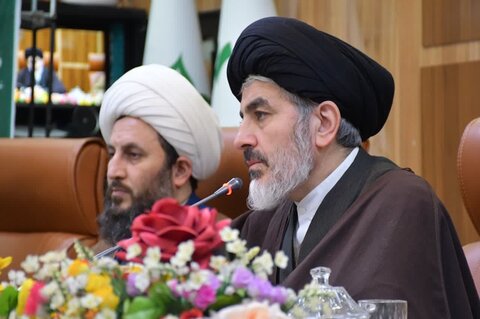 تصاویر/ همایش یکصدمین سال باز تاسیس حوزه علمیه قم در خوی